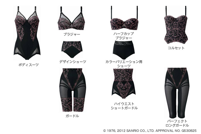 ダイアジェンヌ2012 ダイアナ×ハローキティコレクション – 補整下着