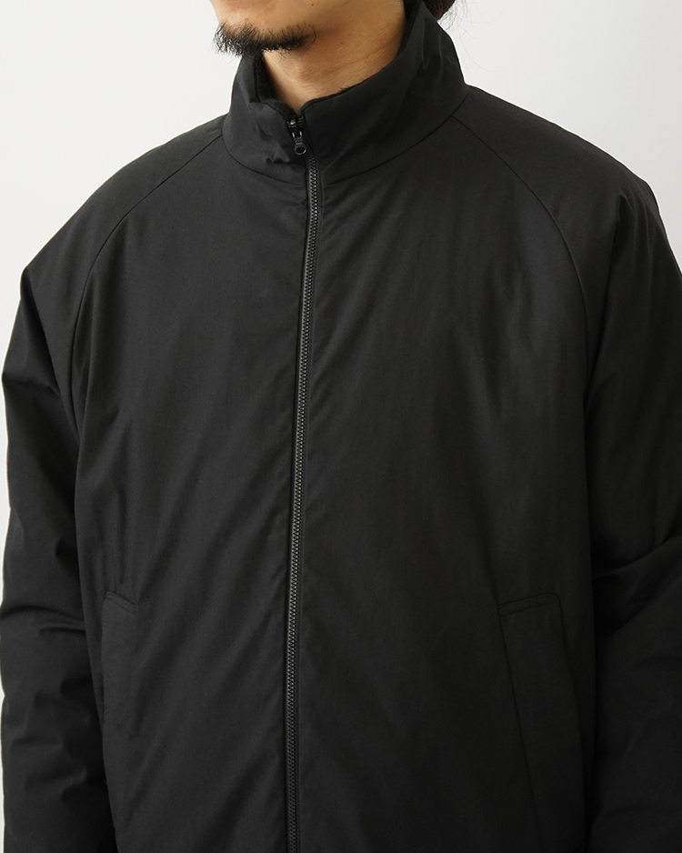 STAND COLLAR ZIP BLOUZON / BLACK | YAECA (MEN)(ヤエカ) | OUTER