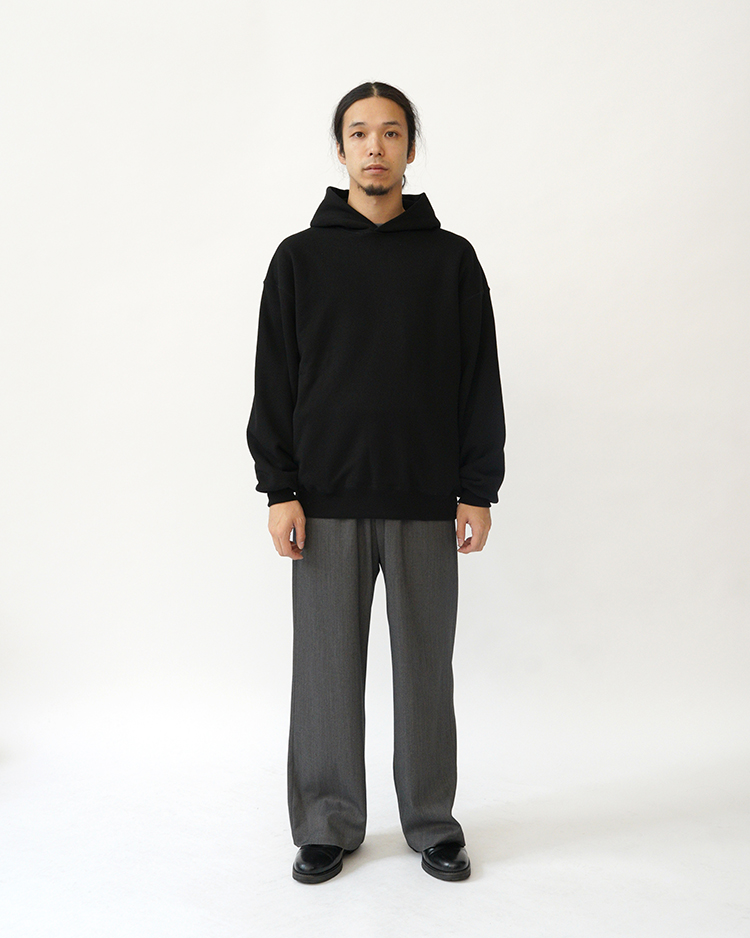 AZUMA Terry Hoodie / BLACK | Graphpaper (MEN)(グラフペーパー