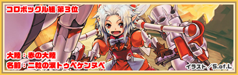 ディメンション・ゼロ キャラクター人気投票「後ろの黒板」