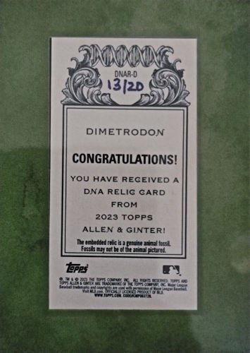 The Dinosaur Fan is a dinosaur card collector's encyclopedia