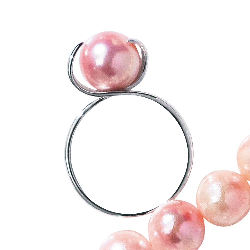 大倉珊瑚店 SV コラーロパール デザインリング 通販 - ディノス