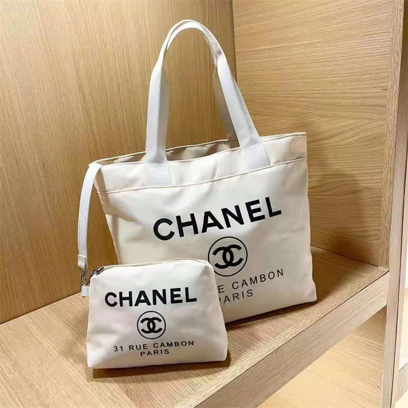 Chanel シャネルブランドハンドバッグ 化粧ポーチ セット 収納トート