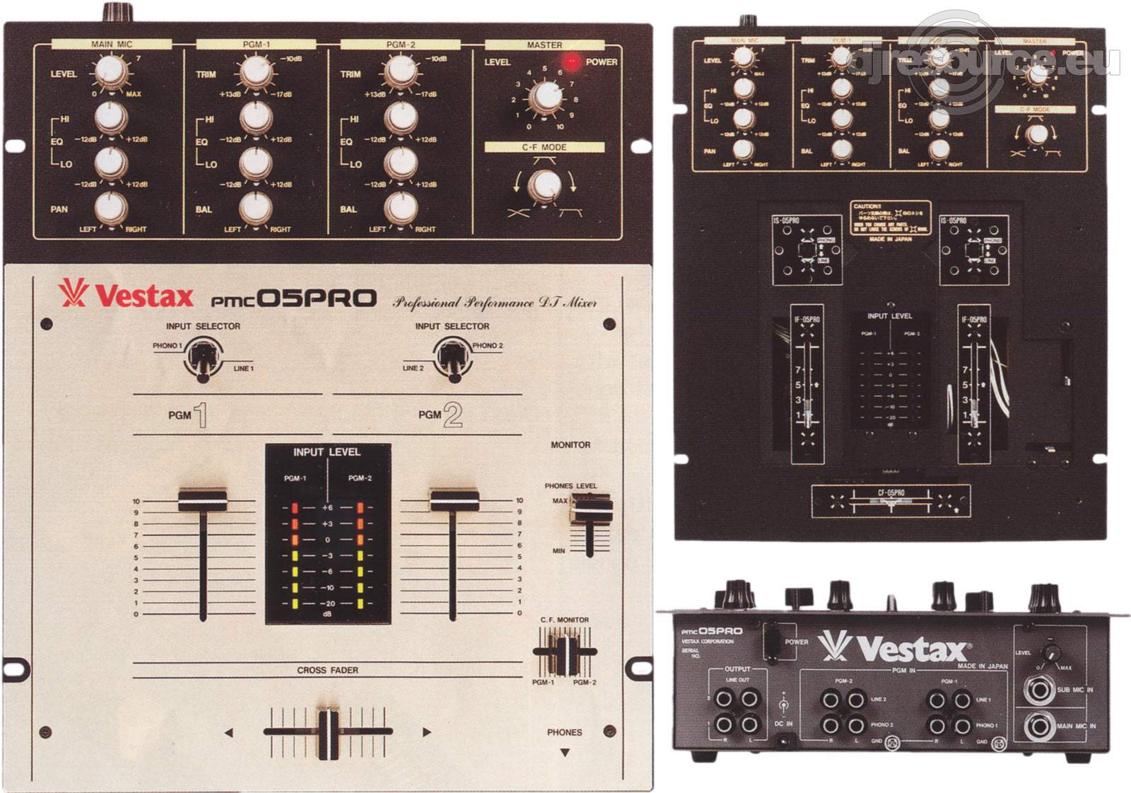 Vestax › PMC-05 PRO › Mixer - Gearbase | DJResource