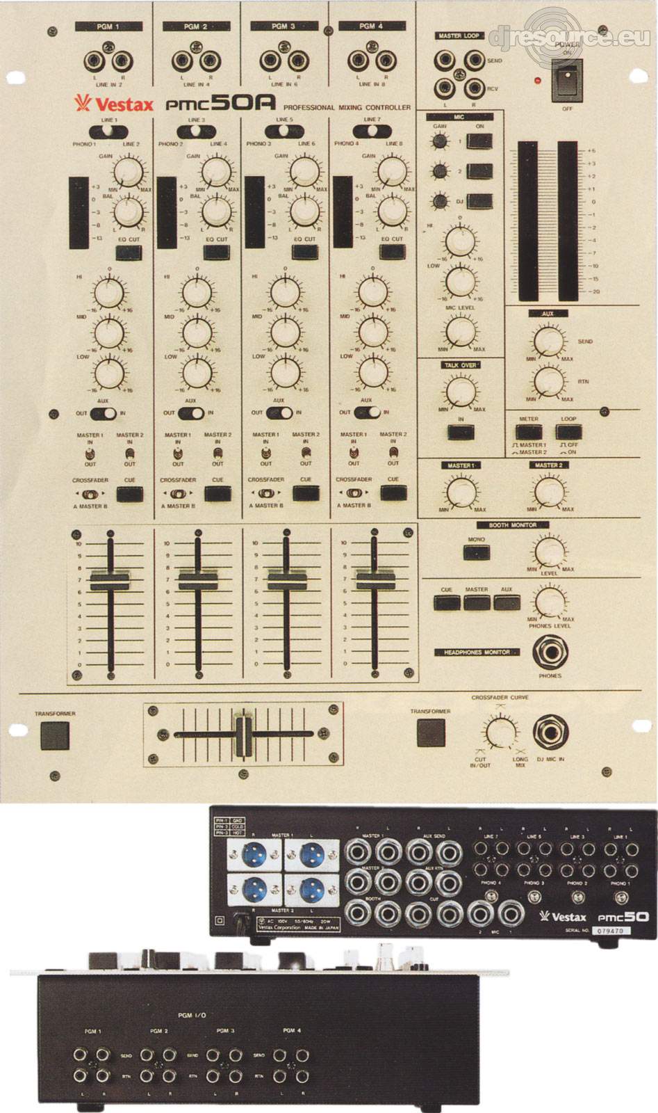 Vestax › PMC-50A › Mixer - Gearbase | DJResource