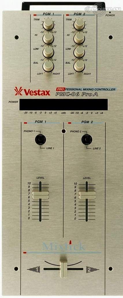 Vestax › PMC-06 PRO A › Mixer - Gearbase | DJResource