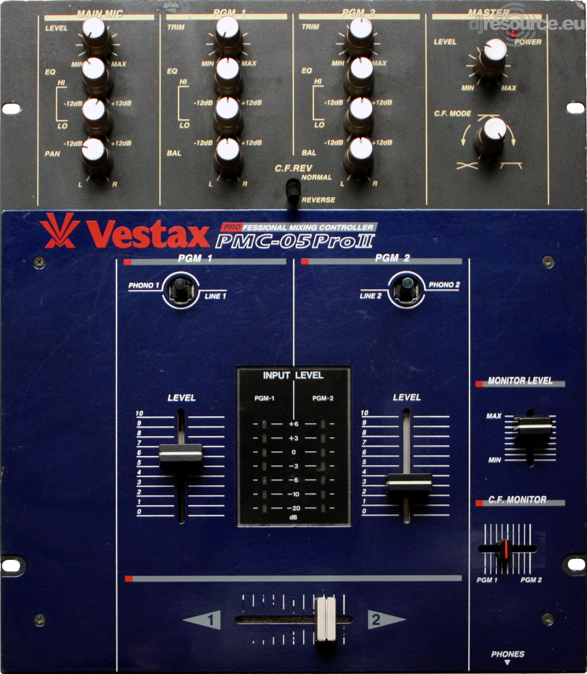 Vestax › PMC-05 PROII › Mixer - Gearbase | DJResource