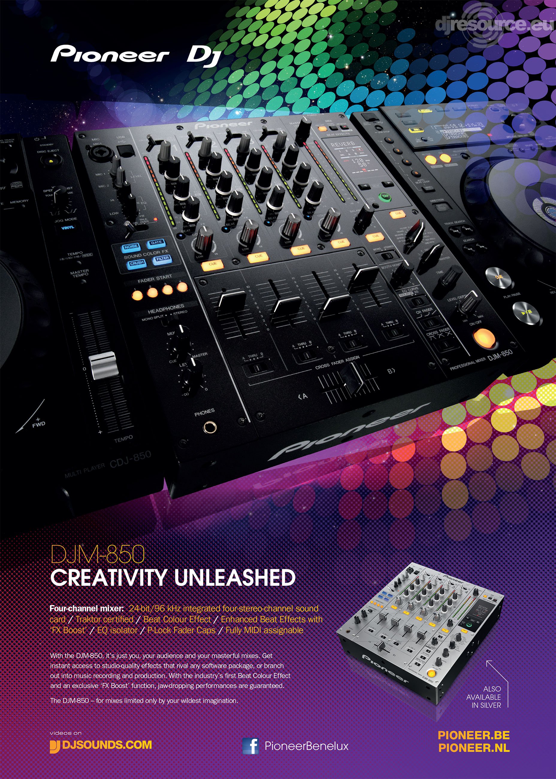 Pioneer DJ › DJM-850-K › Mixer - Gearbase | DJResource