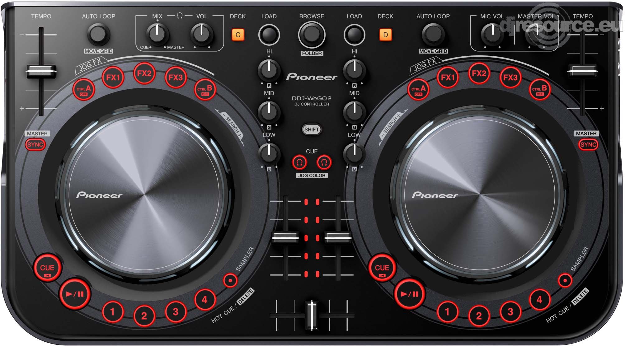 Pioneer DJ › DDJ-WEGO2-K › Controller MIDI - Gearbase | DJResource