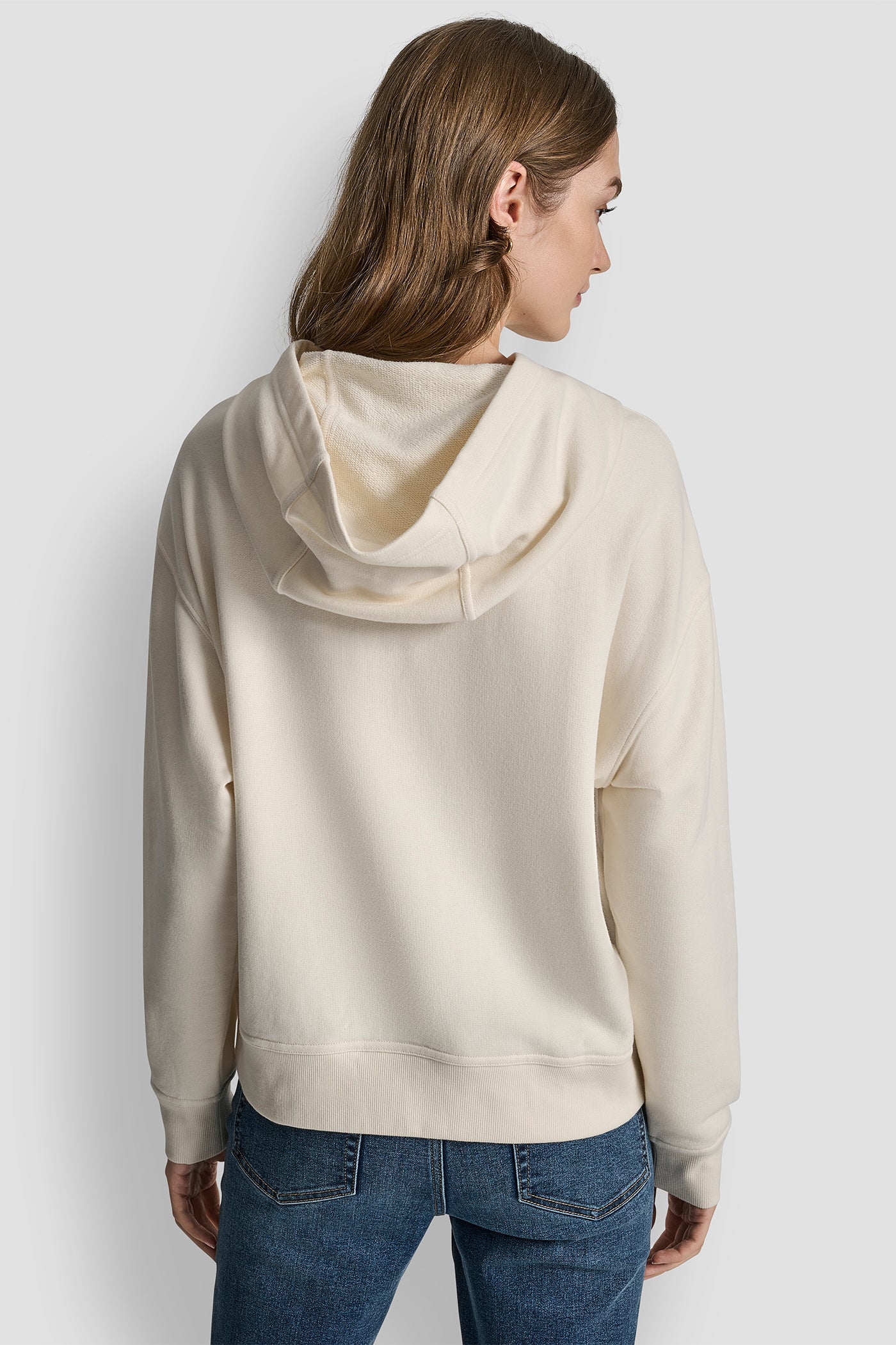 Dkny Jeans Satin Applique Chainstitch Logo Sweatshirt | Sweatshirt