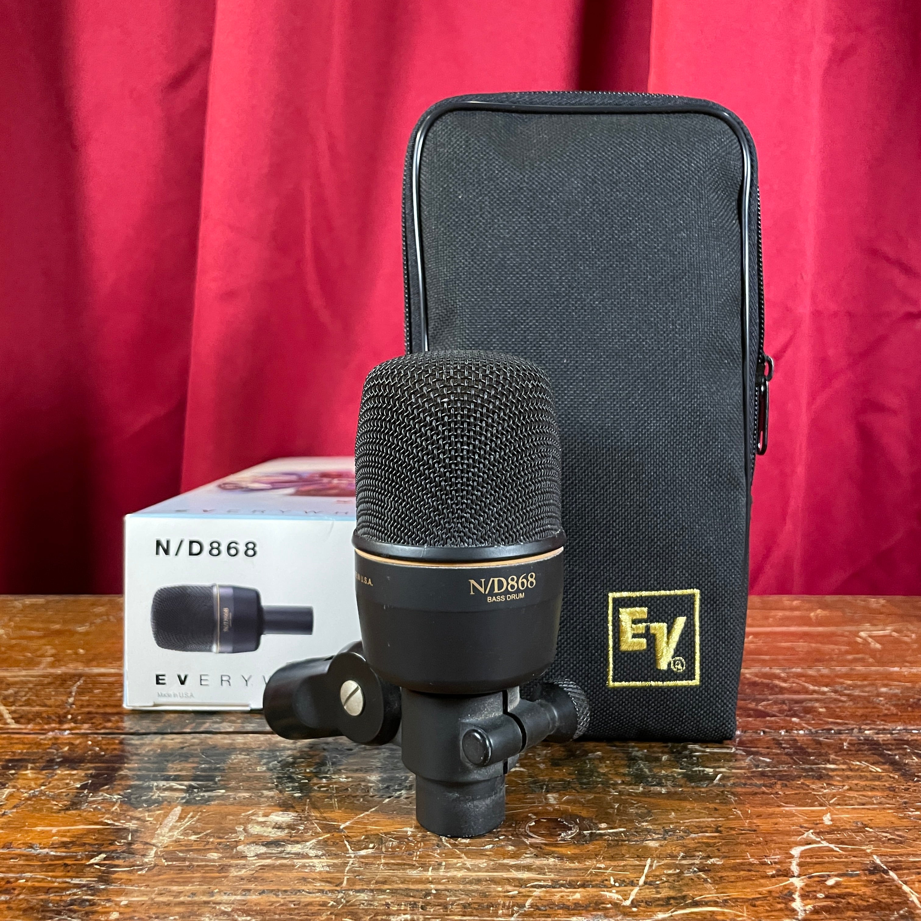 Electro-Voice N/D868 Dynamic Microphone EV w/ Box – Drugan's Drums