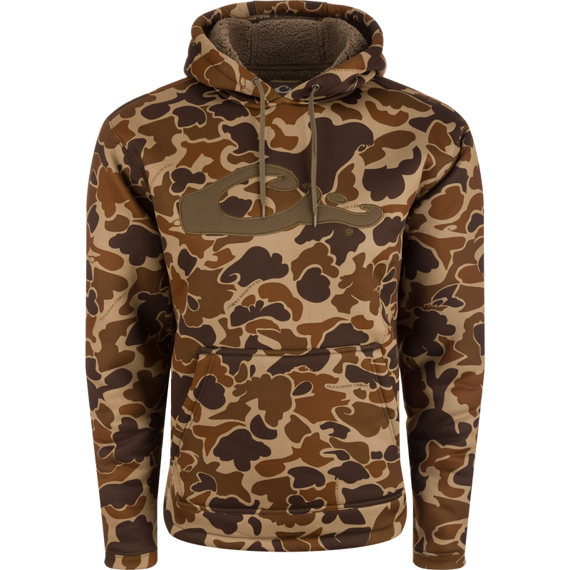 LST Silencer Fleece-Lined Camo Hoodie - Drake Waterfowl