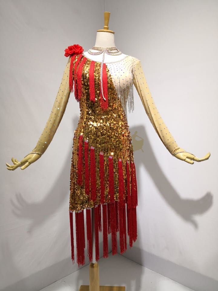 社交ダンスドレス・ラテンドレス・オーダーメイド対応（競技・デモ用