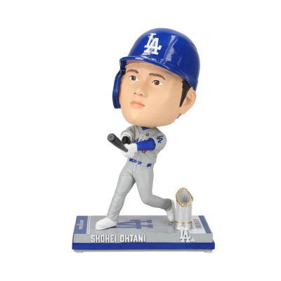 大谷翔平選手のワールドシリーズ優勝記念ボブルヘッドが日本初登場