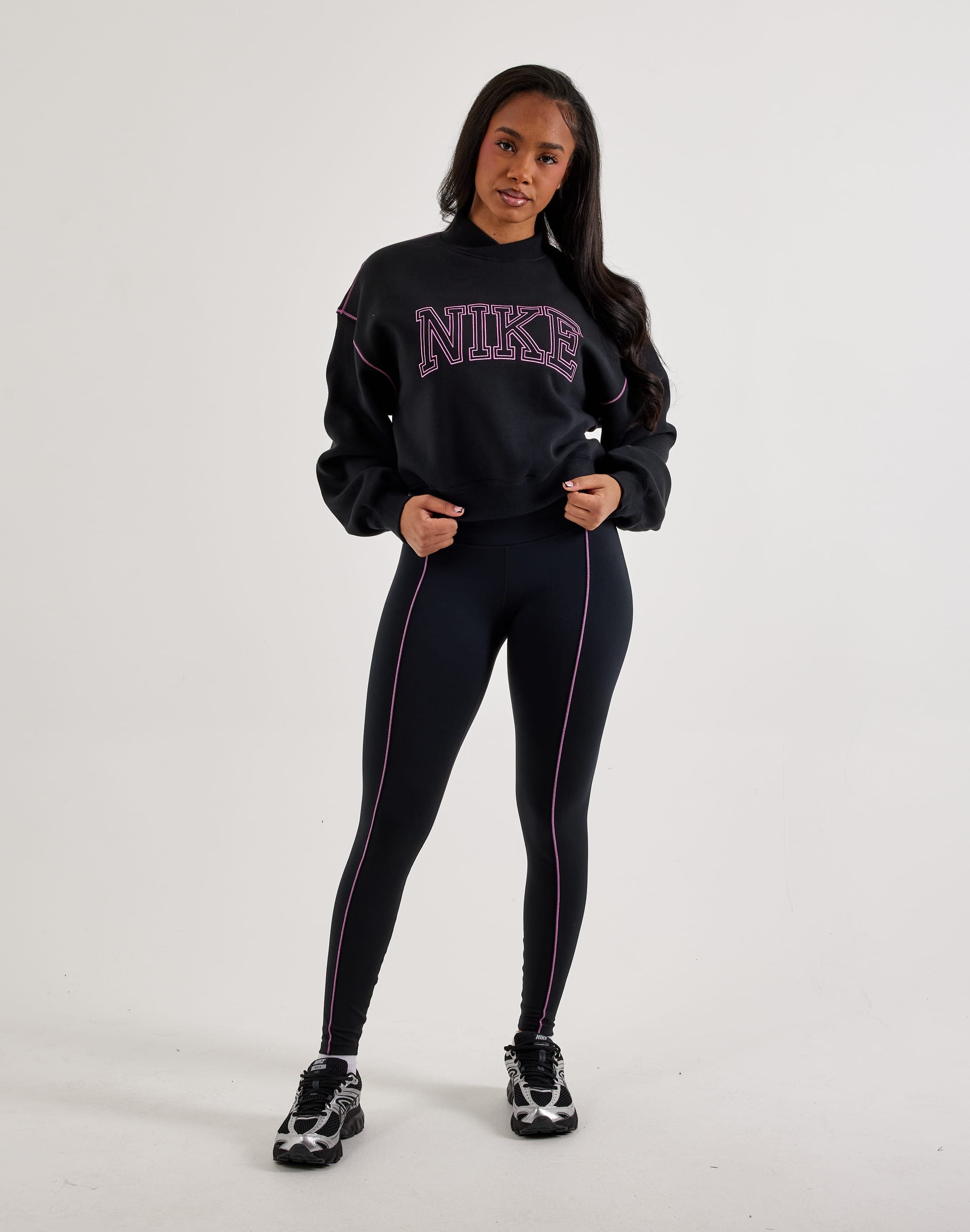 Nike Phoenix Fleece Mock Neck Sweatshirt – DTLR