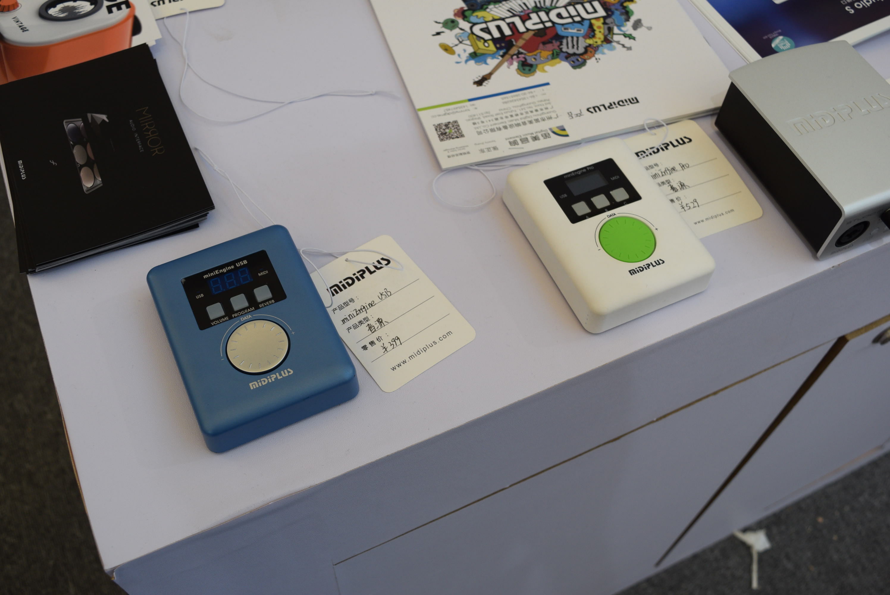 数多くのDTM製品を手掛ける中国のMiDiPLUS、2019年春には大半の製品が