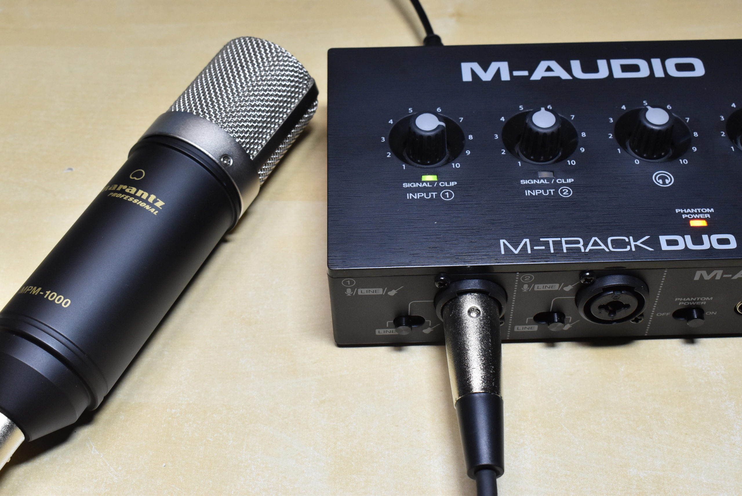 M-Audioの激安オーディオインターフェイス、5,000円のM-Track Solo