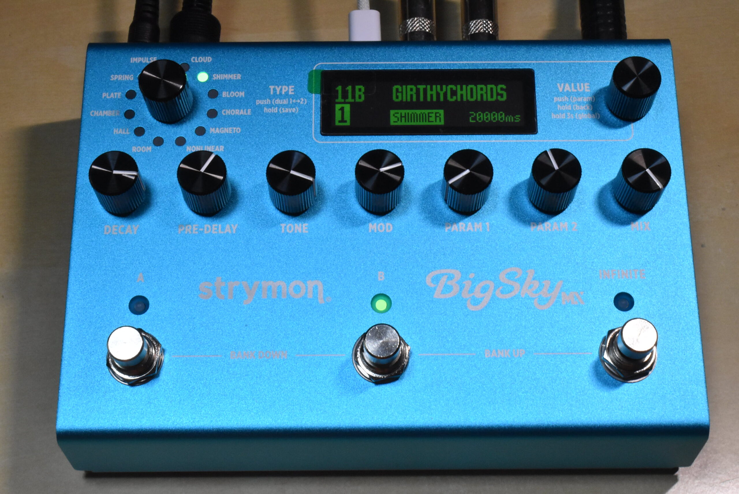 Shimmer Reverbを世に広めたStrymon BigSkyの新モデル、BigSky MXの
