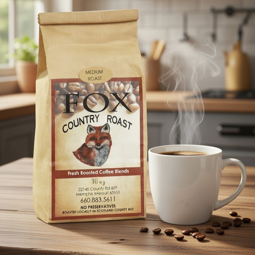 Fox Country Roast - Fresh Roasted Coffee ( 16 oz.) - Dutchman's Store
