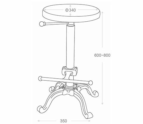 DULTON ONLINE SHOP | BAR STOOL ANTIQUE BLACK: 家具
