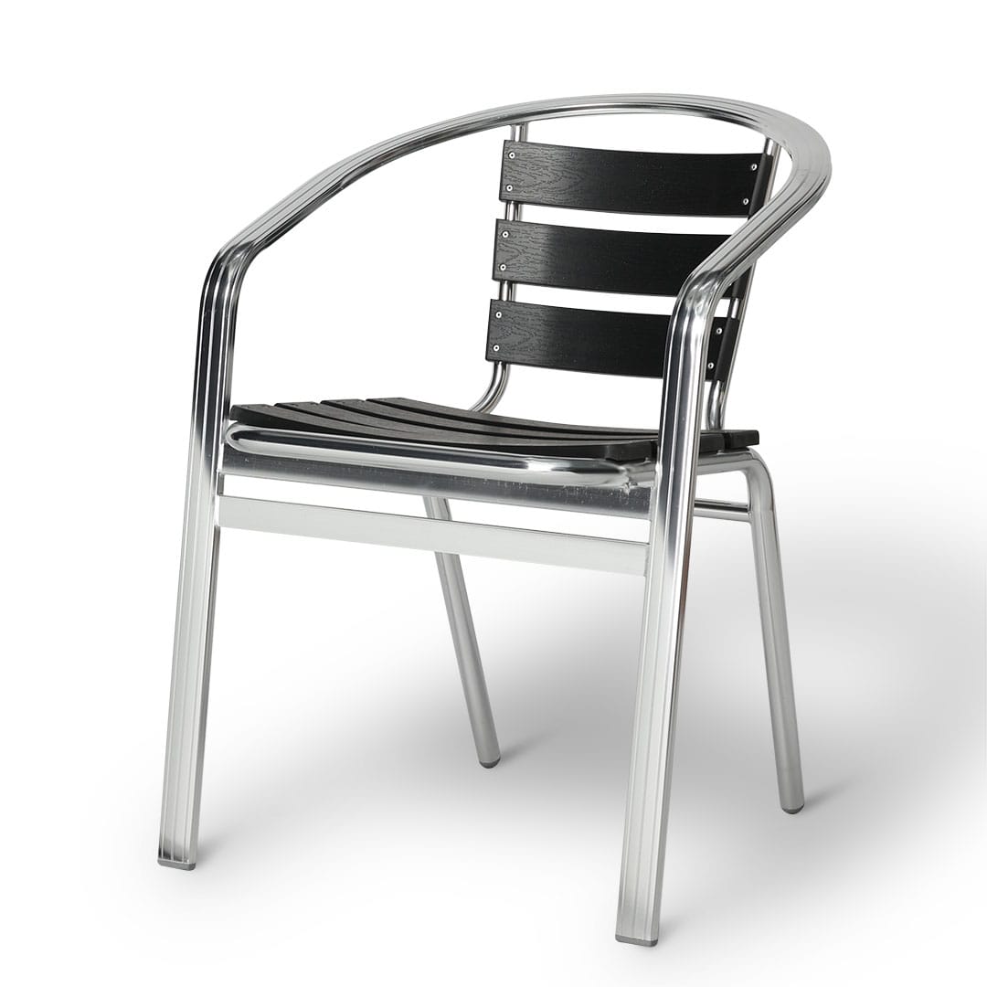 DULTON ONLINE SHOP | ALUMINUM CAFE CHAIR BLACK: 家具