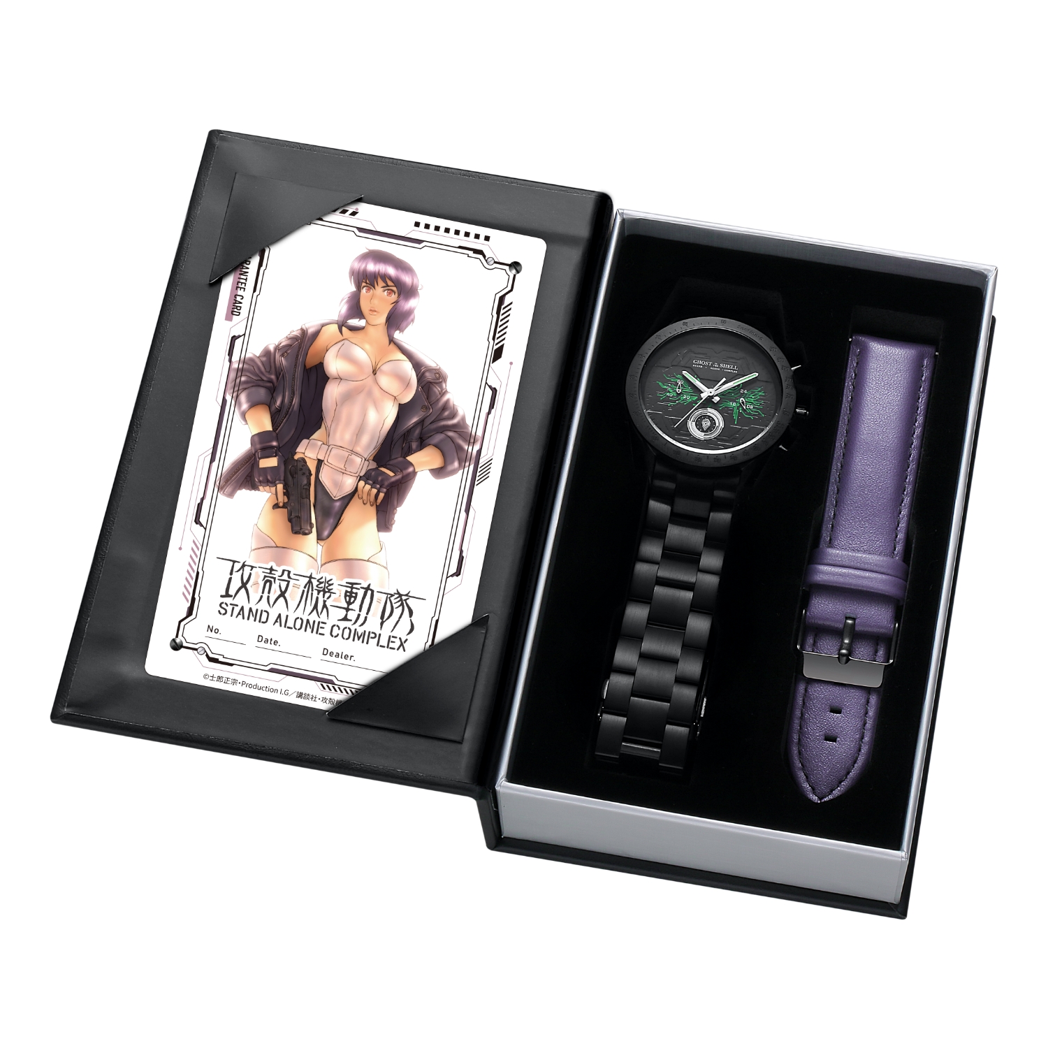 攻殻機動隊 S.A.C. クロノグラフ腕時計 草薙 素子モデル – 株式会社 東栄