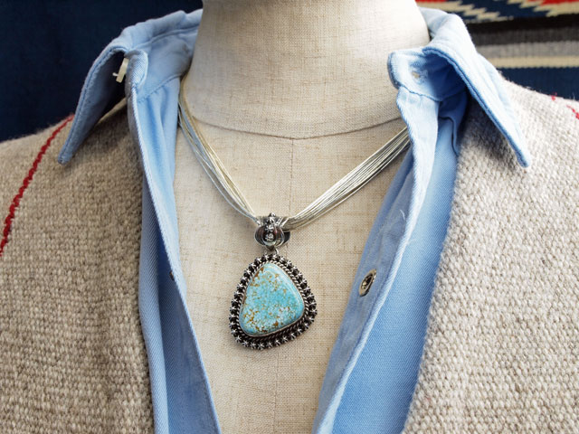 ナバホ 03-0627 ハッピー・ピアーソ作 ナンバーエイト・ターコイズ