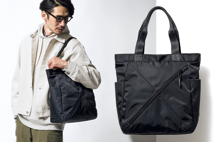 サムソナイト・レッドの“ほぼ角”トートが便利すぎ｜雑誌Begin(ビギン