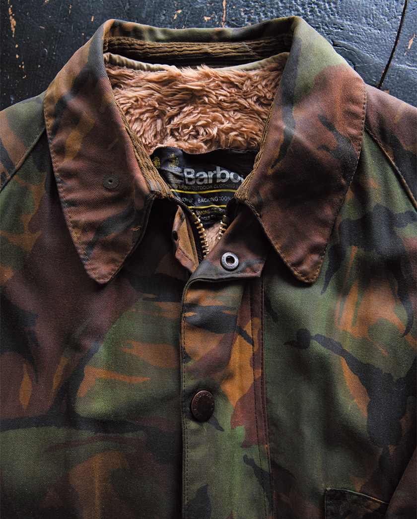 小林学さんお宝バブアーに出会う。世にも珍しいDPMカモ柄バブアーの