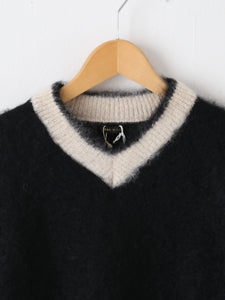 R&D.M.Co- モヘアクリケットセーター [7827] – CREER