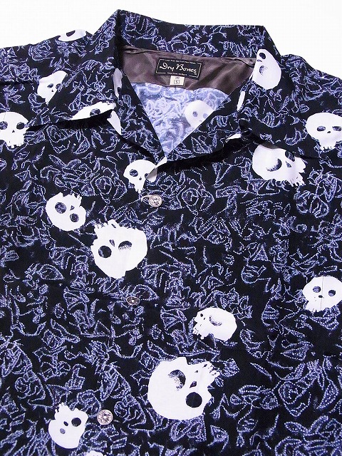 Dry Bones[ドライボーンズ] アロハシャツ 長袖アロハ オープンカラー