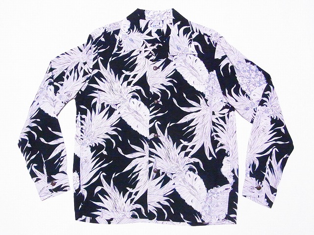 SUN SURF[サンサーフ] 長袖アロハシャツ SS28785 ISLAND PINEAPPLE