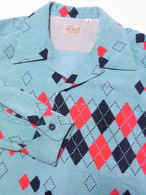 STYLE EYES[スタイルアイズ] オープンシャツ SE28971 ARGYLE