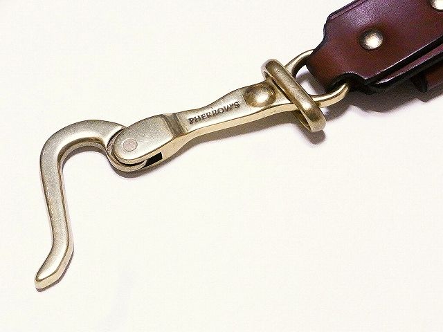 Pherrow's[フェローズ] ベルト フック バックル ベルト 19S-FRONTIER