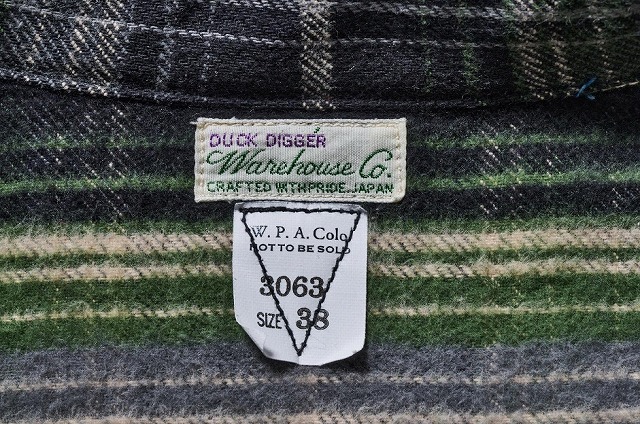 WAREHOUSE[ウエアハウス] プルオーバー フランネル チェックシャツ