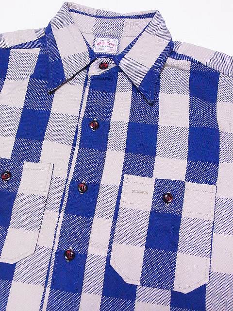 WAREHOUSE[ウエアハウス] ネルシャツ A柄 3104 フランネルシャツ