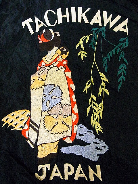 TAILOR TOYO[テーラー東洋] スカジャン 舞妓×JAPAN MAP 日本地図