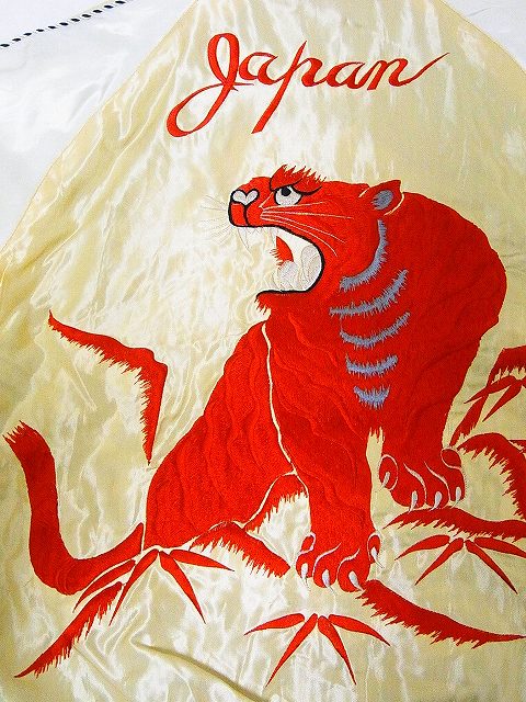 TAILOR TOYO[テーラー東洋] スカジャン TT14331 RED TIGER×GOLD DRAGON