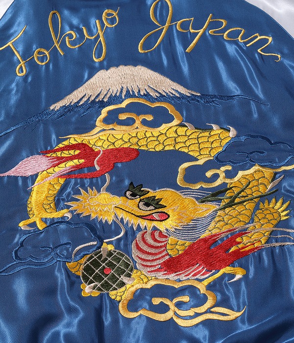 TAILOR TOYO[テーラー東洋] スカジャン TT15491 WHITE EAGLE × GOLD