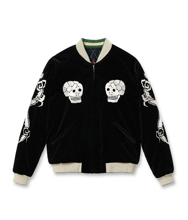 TAILOR TOYO[テーラー東洋] スカジャン TT15666 別珍 SPIDERWEB, SNAKE