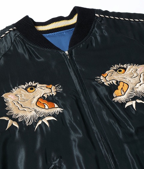 TAILOR TOYO[テーラー東洋] スカジャン TT15790 WHITE TIGER × GOLD