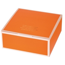 オランジュギフトボックス-S(オレンジ)｜ギフト、ラッピング用品、包装