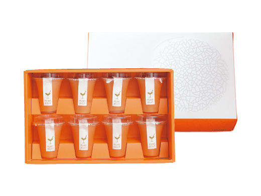 夕張メロン 飲むピュアゼリー 8個入 | 北海道スイーツのお取り寄せ