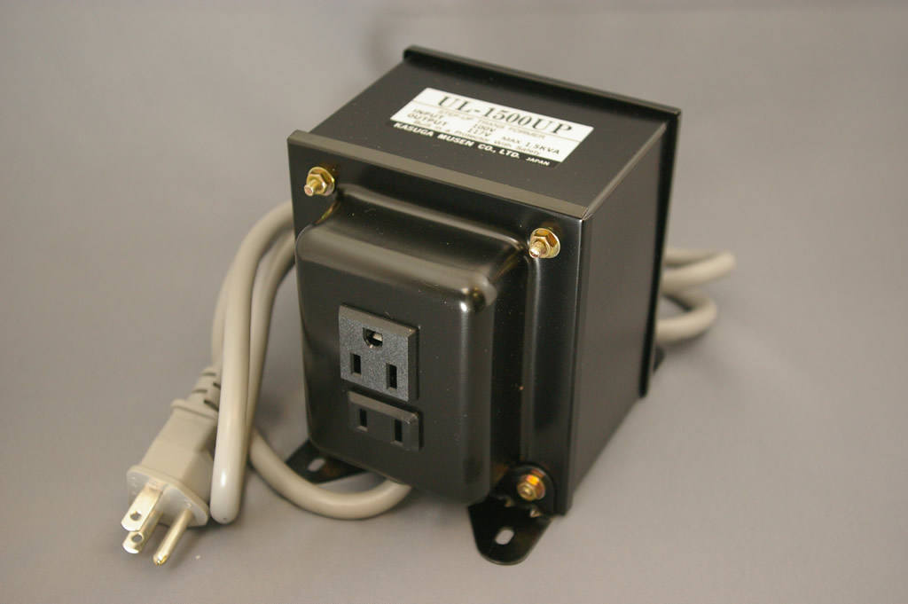 ステップアップトランス UL-1500UP／ステップアップトランス／昇圧