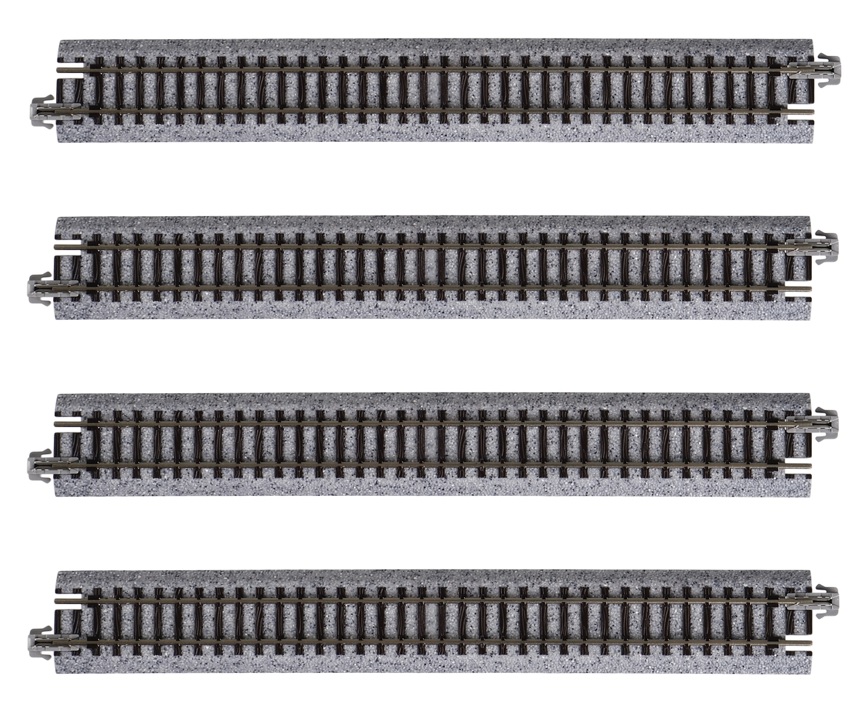 KATO鉄道模型オンラインショッピング 直線線路 186mm (4本入): □現在