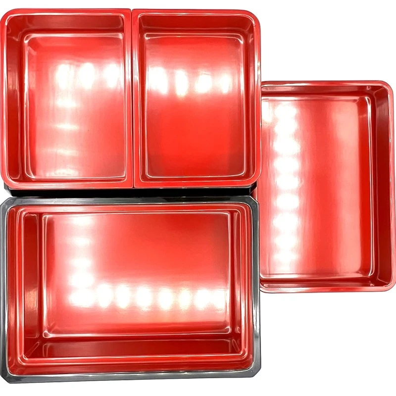 送料無料】津軽塗 紋紗塗 二段弁当箱 - お買い物｜日本最大級の箸の