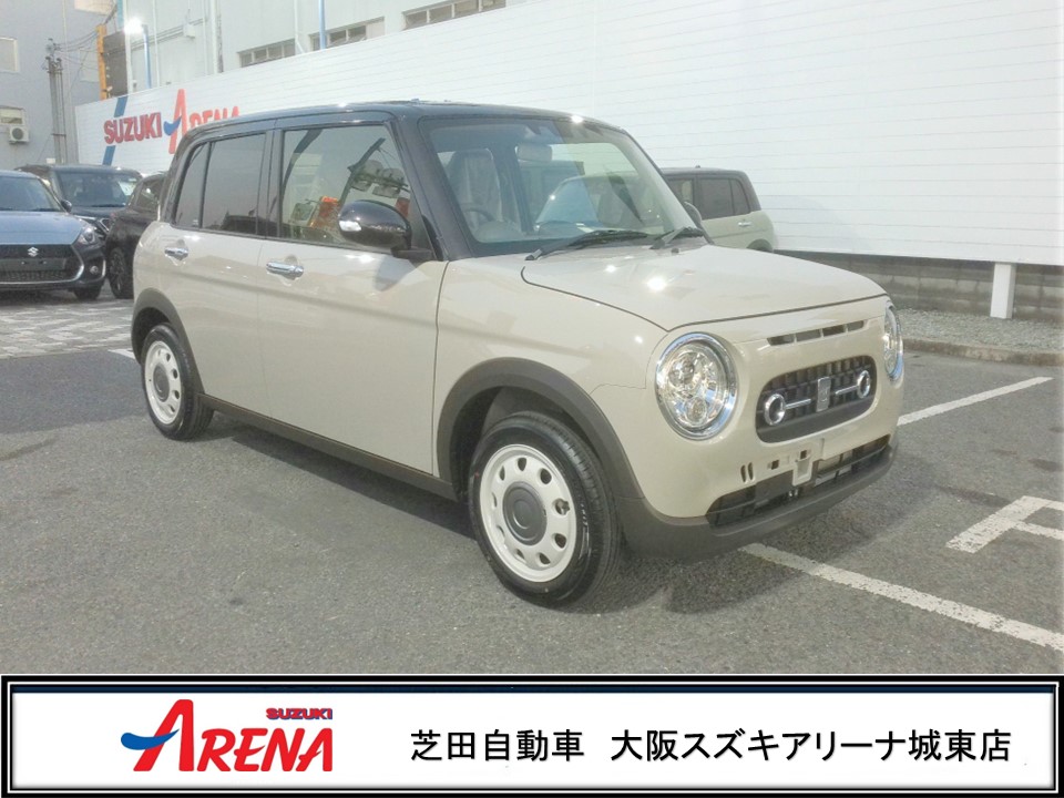 1月14日【R4年12月登録未使用車】ラパン LC X 2トーンルーフ