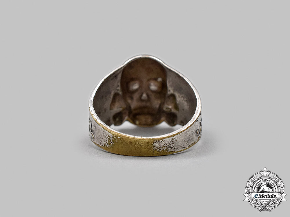 Germany, Third Reich. A West Wall Commemorative Totenkopf Ring