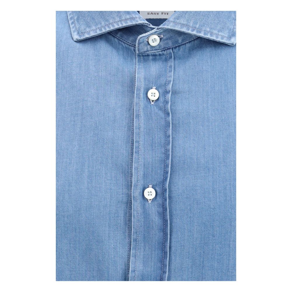 Brunello Cucinelli Blue Denim Shirt – Emilie Joly