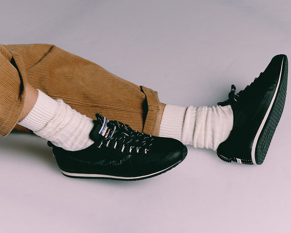 ENTJPN Egg Rocket – Urban leather sneakers with a worn-effect